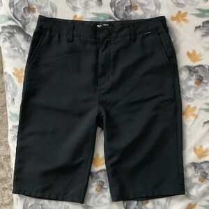 Hurley Men's Dark Gray Flat Front Shorts
